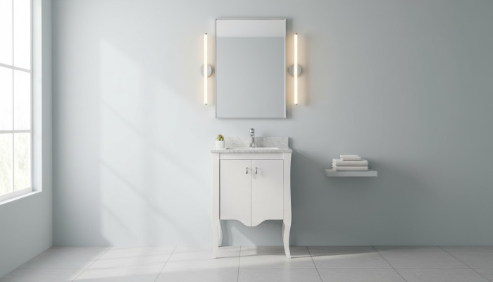 Meubles de salle de bain de style ancien, base de lavabo, meuble de salle de bain de campagne, nouveau