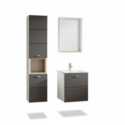 3 pièces. Meuble de salle de bain Lavabo Ensemble de salle de bain Lavabo Lavabo
