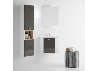 Lavabo Meuble de Salle de Bain Ensemble de Coin Lavabo de Salle de Bain Lavabo