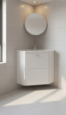 Lavabo d'angle table d'angle Meuble d'angle sous lavabo Coins de lavabo