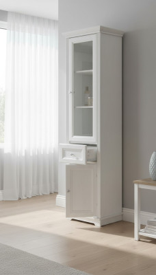 Haute armoire meuble de salle de bain meuble de base armoire haute armoire armoire blanche de salle de bain