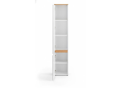 Armoire haute étagère de salle de bain Armoire murale 176cm Mobilier de salle de bain