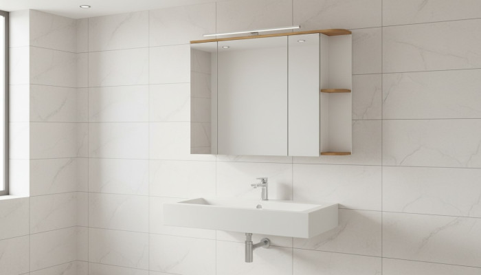 Armoire de toilette 80cm Armoire à miroir Armoires à miroir