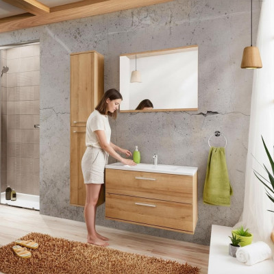 Conception de salle de bain de haute qualité, ensembles de meubles de salle de bain de qualité lavabo