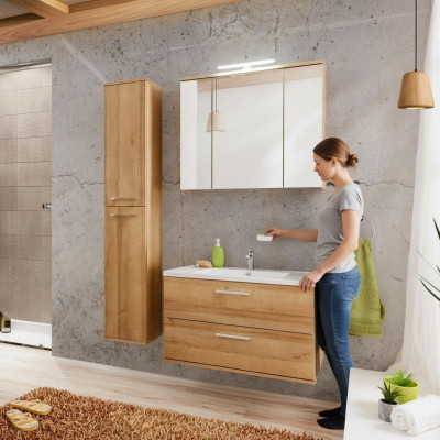 Meubles de salle de bains design Ensemble de décoration de bain Ensemble de meuble de salle de bain Armoire Lavabo