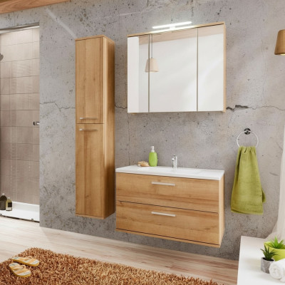 Meubles de salle de bains design Ensemble de décoration de bain Ensemble de meuble de salle de bain Armoire Lavabo