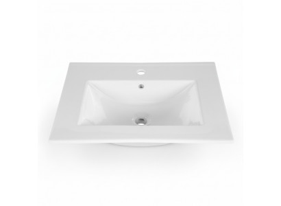 Lavabo encastrable Lavabo 60 x 46 cm Blanc Lavabo de salle de bain