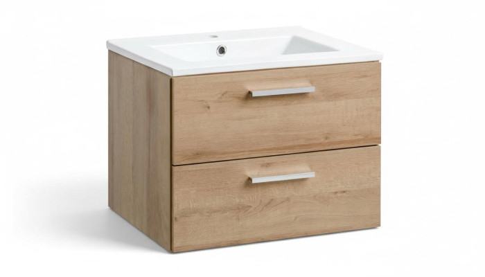 Lavabo suspendu Meuble de salle de bains de haute qualité Lavabo Lavabo Lavabo Vasque 60cm