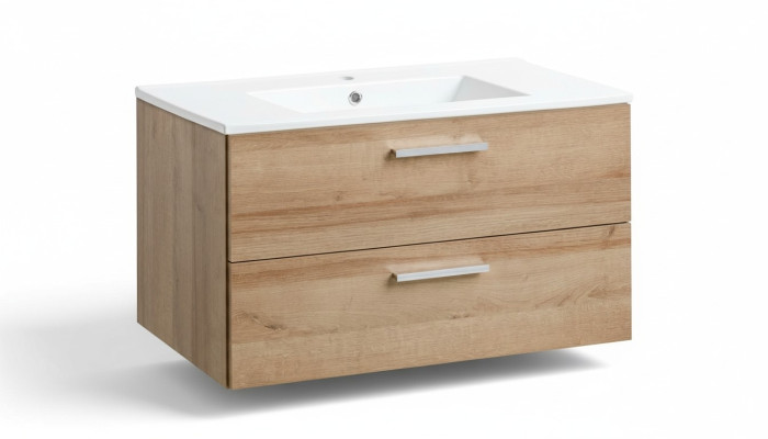 Ensemble de meubles de salle de bain 80cm lavabo avec meuble sous lavabo moderne, lavabo décoratif.