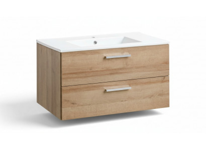 Ensemble de meubles de salle de bain 80cm lavabo avec meuble sous lavabo moderne, lavabo décoratif.
