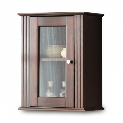 Pharmacies Salle de bain Meubles de salle de bain Étagère Armoire Braun Armoires Bois