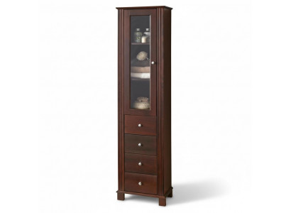 Armoire de salle de bain de haute qualité Armoire haute en bois décoratif Meuble de salle de bain de luxe