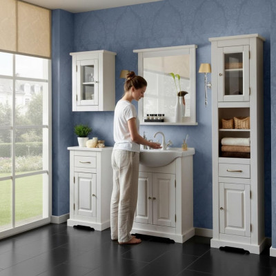 Lavabo de salle de bain Ensemble de mobilier de salle de bain Ensemble de meubles de salle de bain 5 pièces. Pièce