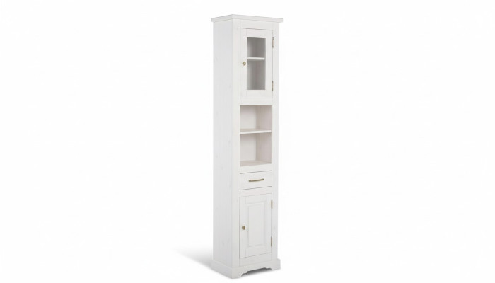 Armoire haute de salle de bain Étagère décorative Armoire de salle de bain Meubles de salle de bain Étagères de salle de bain