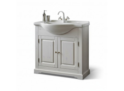 Lavabo de maison de campagne de qualité luxueuse lavabo bassin avec meuble sous-vasque 85x35x81