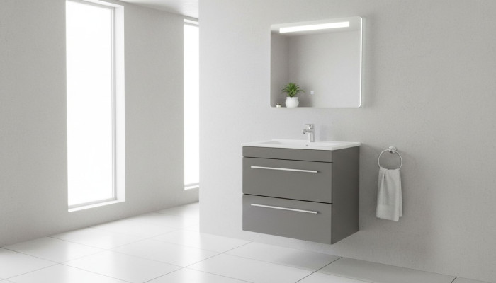 Base de lavabo gris pour meuble de base de lavabo Lavabo de haute qualité