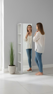 Meubles de salle de bain Armoires Armoire de salle de bain Étagère Armoire à miroir Étagères