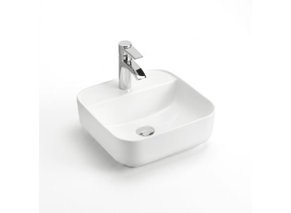 Céramique Lavabo Lavabo Lavabo Lavabovasque encastrable Blanc Lavabo