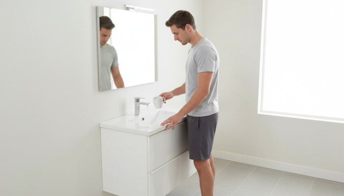 Céramique Lavabo Vasque à Poser Bassin Blanc Lavabo