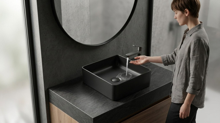 Lavabo Tableau Noir Plateau Lavabo Vasque Céramique