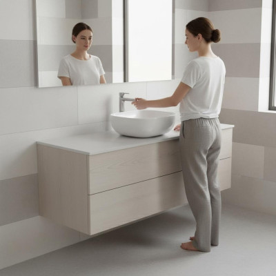 Céramique Lavabo Comptoir de lavabo vasque décorative bassine de lavage