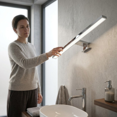 LED lumière miroir lampe salle de bain lumière murale lumière d'image salle de bain
