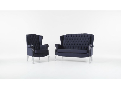 Canapé trois places classique Chesterfield en velours sourceMappinggetParentCall