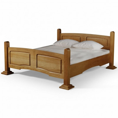 Style antique Lit classique Lit double Lits Chambre Bois 60/180cm