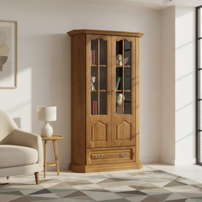Vitrine classique Commodes Vitrines Armoire en verre Vitrine en verre