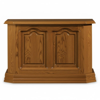 Console table en bois brun tiroir et étagère Table d'appoint Buffet