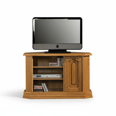 Meuble TV de style antique commode télévision décoration baroque rococo TV hi-fi armoire de luxe