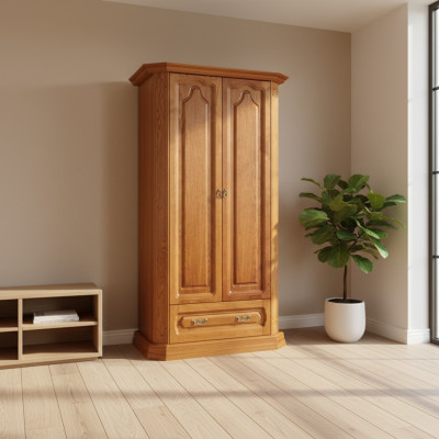 Armoire de campagne Armoire Armoire en bois Bureau Classique Armoires à vêtements neufs