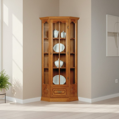 Garde-robe classique Buffet Vitrine Commode Vitrines Vitrine en verre