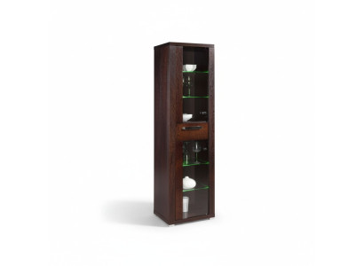 Vitrine Armoire Commode Étagère en verre Vitrines Étagères Bois Armoires décoratives neufs