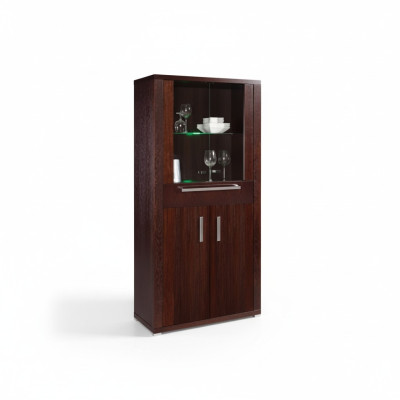 Vitrine Armoire Commode Étagère en verre Vitrines Étagères Bois Armoires Bar