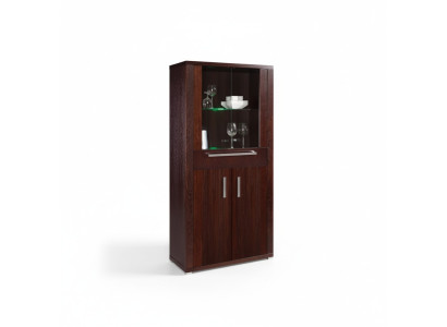 Vitrine Armoire Commode Étagère en verre Vitrines Étagères Bois Armoires Bar