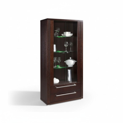 Vitrine Armoire Commode Étagère en verre Vitrines Étagères Décoration Bois Armoires neuf