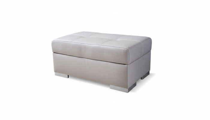 XXL Repose-pieds Club Lounge Décor Tabouret Cuir Textile Ottoman Designer Pufa