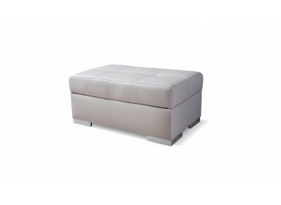 XXL Repose-pieds Club Lounge Décor Tabouret Cuir Textile Ottoman Designer Pufa