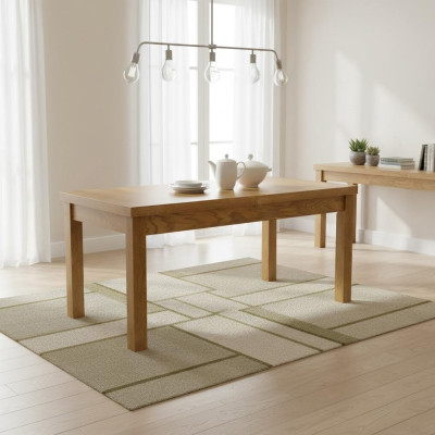 Table en bois élégante Tables de salon Style campagnard Table de conférence