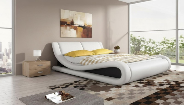 Lit rembourré Lits Lit Rembourrage Similicuir Concepteur Hôtel Double Luxe Design