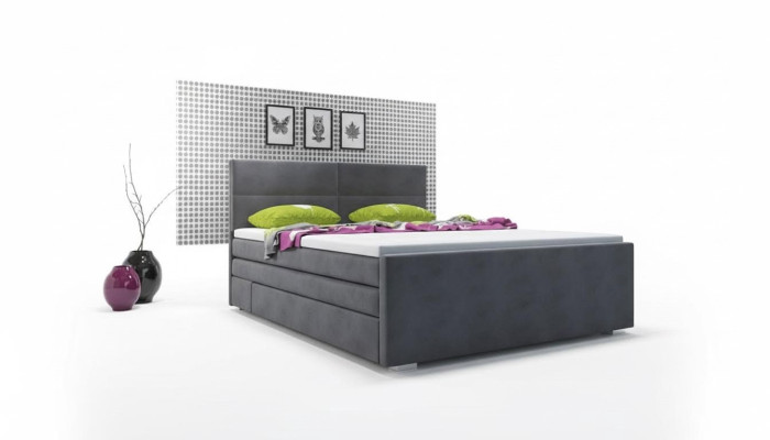 Lit rembourré Lits Lit Rembourrage Designer Hôtel Double Luxe Lits Boxspring neufs