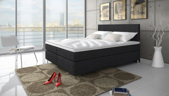 Lit rembourré Lits Lit Rembourrage lit boîte design lit double hôtel de luxe design