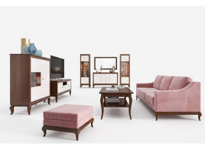 Ensemble de salon Vitrine Commode Unités murales avec miroir Commodes Design