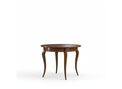 Tables rondes Salle à manger ronde Table design ronde en bois laqué 95/295cm Meubles