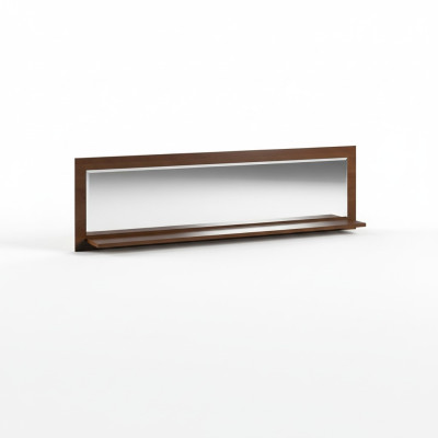 Miroir mural classique avec cadre en bois Meuble de miroirs neufs 154x45cm Miroir encadré mural