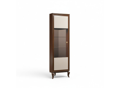 Une armoire de luxe élégante en verre, des vitrines classiques pour le salon.