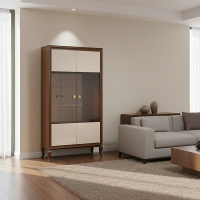 Vitrine de luxe Mobilier de salon Armoire Vitrines en verre Armoires de designer Commodes