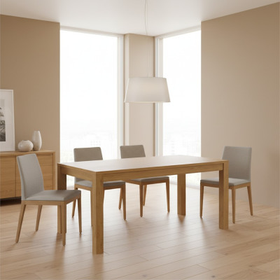 Table de salle à manger design Table de salle à manger de style ancien Tables modernes Salon Bois 160/220cm