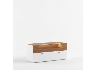 Buffet TV Meuble TV xxl Armoire Table de salon moderne en bois 125x55cm